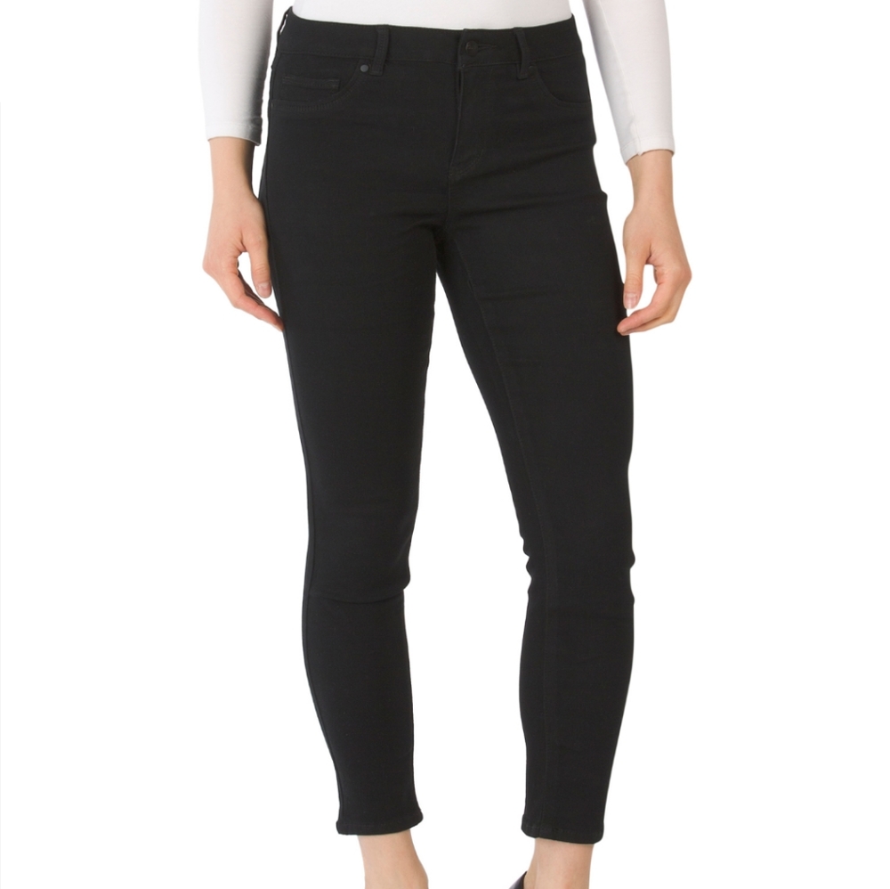 Nwt djeans ankle black stretchy 26.5" inseam